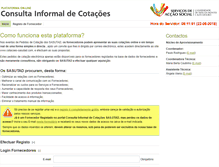 Tablet Screenshot of cotacoes-sasutad.com